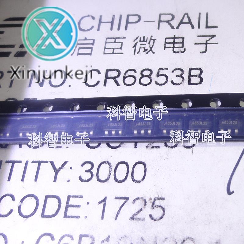 20pcs  ο CR6853B CR6853 ũ ũ 6853L25 SOT23-6   ġ  IC